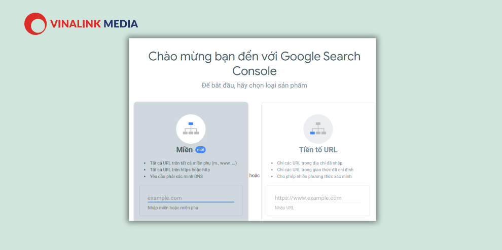 Sử dụng GG Search Console